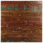 vidaXL Tafelblad vierkant 80x80x2,5 cm massief gerecycled, Huis en Inrichting, Verzenden, Nieuw