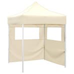 vidaXL Partytent met 2 zijwanden inklapbaar 2x2 m staal, Tuin en Terras, Verzenden, Nieuw