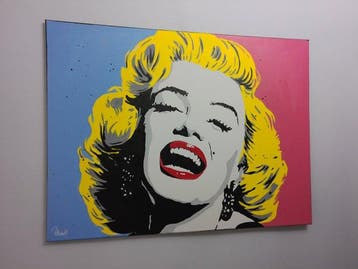 Marilyn Monroe - 80x60 cm - Popart portrait collections -, Nieuw