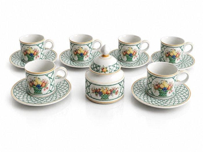 Villeroy & Boch - RARE Luxe - Koffieservies voor 6 (13) -, Antiquités & Art, Antiquités | Meubles | Tables