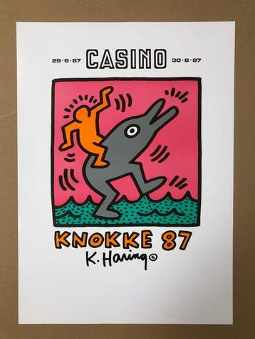 Keith Haring (after) - Casino Knokke - Années 1990