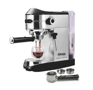 DSP KA3065 Semi-automatische Espressomachine - 15 bar - 1.0L, Electroménager, Ophalen of Verzenden