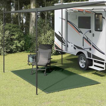 vidaXL Tenttapijt 250x200 cm HDPE groen, Verzenden, Nieuw