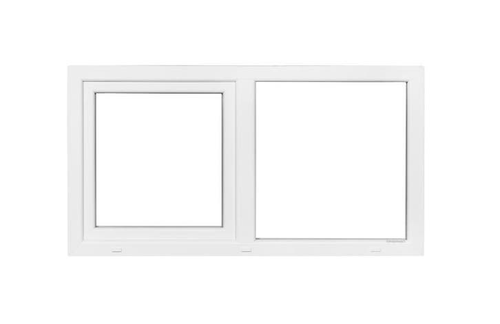 PVC raam vast-draaikiep b150xh80 cm wit stomp, Bricolage & Construction, Vitres, Châssis & Fenêtres, Enlèvement ou Envoi
