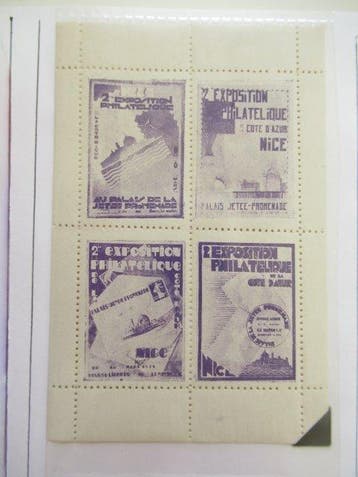 France 1931 - Rare, blocs vignettes de lExposition