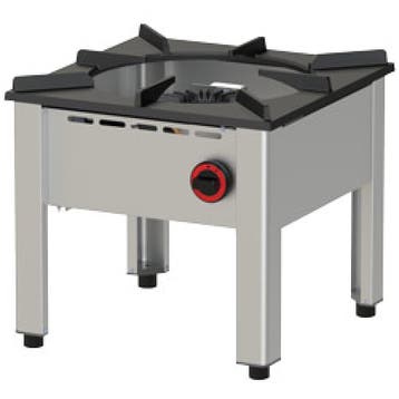 Gasbrander laag | 1 vuur | 3kW | 500x500x450(h)mm Diamond, Verzenden