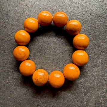 Exclusieve armband met Baltisch amber kralen 18 mm 44,8 g -, Nieuw