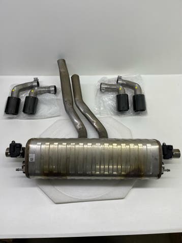 Porsche Cayenne (E3) Originele sportuitlaat met sierstukken, Ophalen, Gebruikt, Porsche