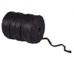 Jute dik 6 draads grote klos zwart macrame koord mm rol 120, Nieuw