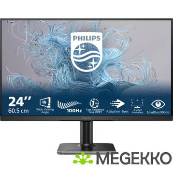Philips 1000 Series 24E2N1100LB/00 24  Full HD 100Hz VA, Computers en Software, Verzenden, Nieuw