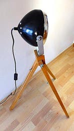 VITIN - Lamp - vintage industrieel - metaal - glas -