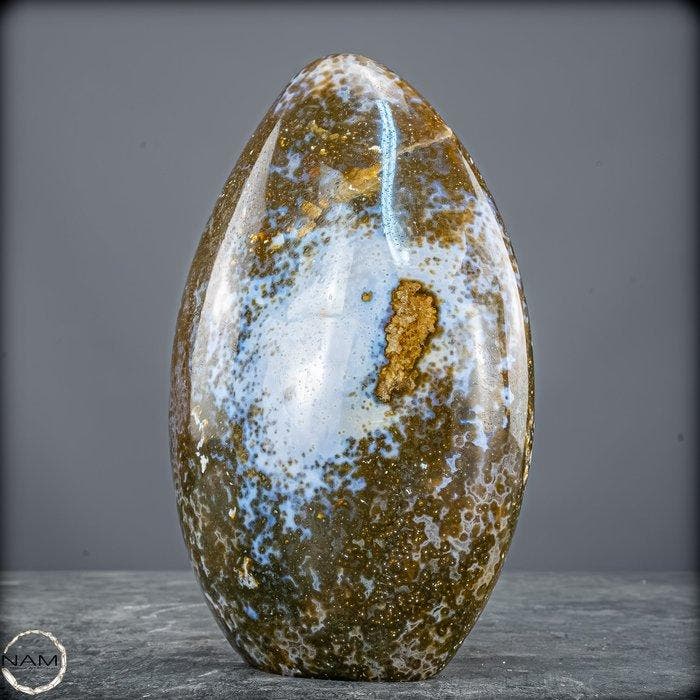 Ocean Achat Jasper – aardse elegantie met een vurig, Collections, Minéraux & Fossiles