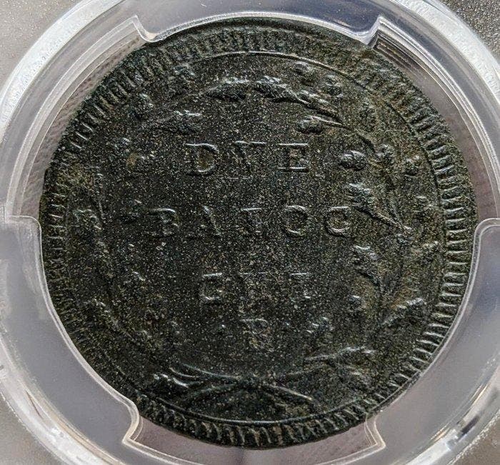 Italië. Roman Republic. 2 Baiocchi 1799 R PCGS AU-Detail, Timbres & Monnaies, Monnaies | Europe | Monnaies non-euro