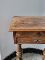 Antikes Nähtischchen – Biedermeier-Beistelltisch mit