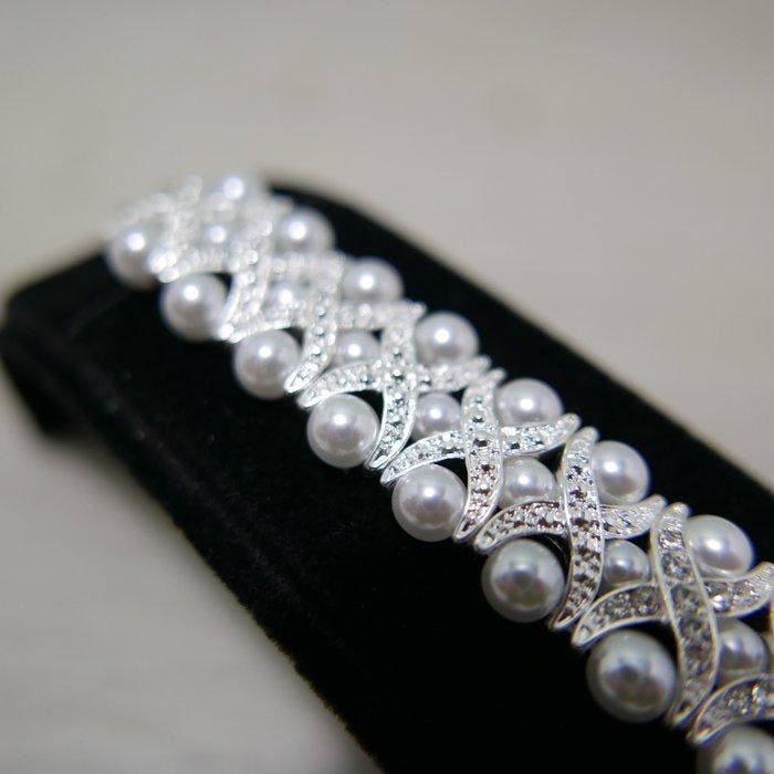 Camrose & Kross - zilveren plated - Armband - Jacqueline B., Antiek en Kunst, Curiosa en Brocante