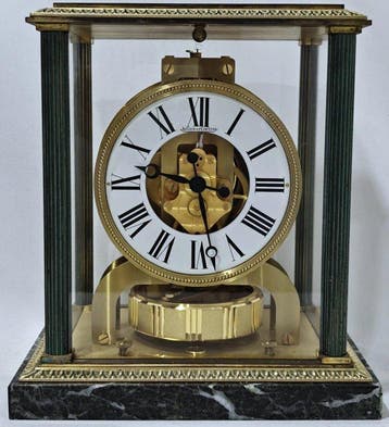 Tafel/bureauklokken - Jaeger-LeCoultre - - Gepatineerd brons