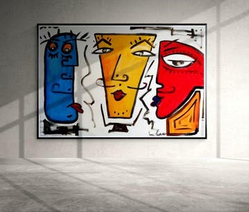 Luc Mora - Three - XXL, Antiek en Kunst