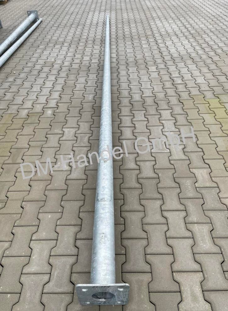 Poteau de lampadaire 4m / 5m / 6m / 7m / 8m mât galvanisé, Doe-het-zelf en Bouw, Elektriciteit en Kabels, Verzenden