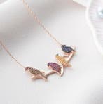 Zonder minimumprijs - Halsketting Zilver - Ketting 925 met, Handtassen en Accessoires, Nieuw