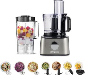 Keukenmachine 800W Zilver | Retour deal: bijna gratis, Verzenden