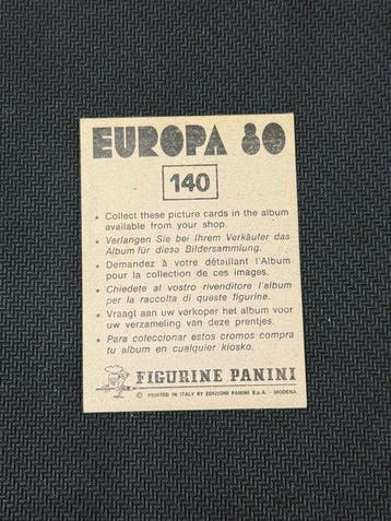 1980 Panini Europa 80 Dino Zoff Sticker - Presque parfait