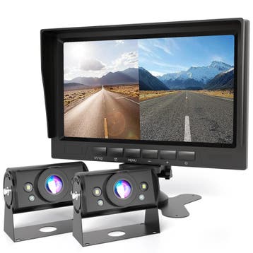 Strex Achteruitrijcamera Set Bedraad Met 2 Cameras-HD 1080P, Verzenden, Nieuw