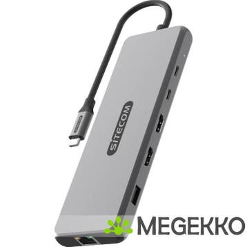 Sitecom 10 in 1 USB4 Power Delivery Multiport adapter, Verzenden, Nieuw
