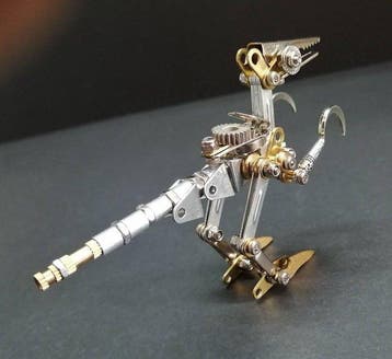 Ornement décoratif - Oiseau mécanique steampunk