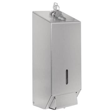 Zeepdispenser RVS | 1L | 100x95x270(h)mm Jantex, Verzenden