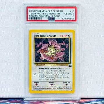 Pokémon Graded card - TEAMROCKETS MEOWTH #18 - Pokémon -, Nieuw