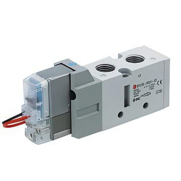 SMC 5/2 Voies En Ligne Électrovanne Pneumatique G3/8 Avec, Verzenden