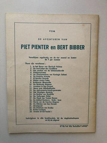 Piet Pienter en Bert Bibber 24 - Invasie uit het heelal - 1