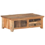 Massief Hout Salon Tafel 90x31 | Retour Deal | Uniek Stuk!, Antiek en Kunst, Verzenden