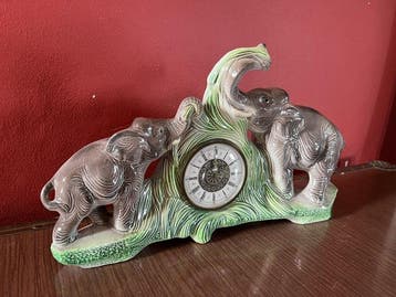 Horloge de table - Jema Keramiek Maastricht - Poterie -
