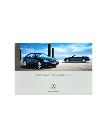 2005 MERCEDES BENZ CLK COUPÉ EN CABRIO BROCHURE FRANS, Nieuw