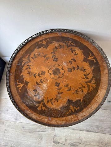 Tafel - Hout, Messing