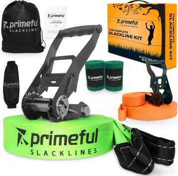Slackline Set Groen | -36% Retour Deal | Pak je voordeel!, Verzenden