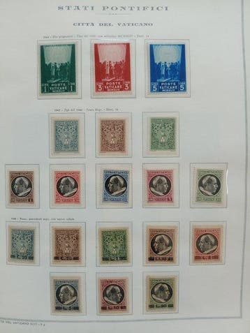 Vaticaanstad 1942/1978 - Volledige collectie gewone post en