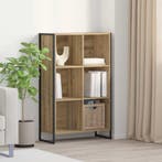 vidaXL Boekenkast Ambachtelijk Eiken 99,5 x 30 x 108,5 cm, Huis en Inrichting, Kasten | Boekenkasten, Verzenden, Nieuw