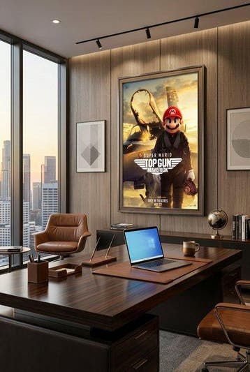 CREATIVE_HUB - SuperMario Top Gun Maverick, Nieuw