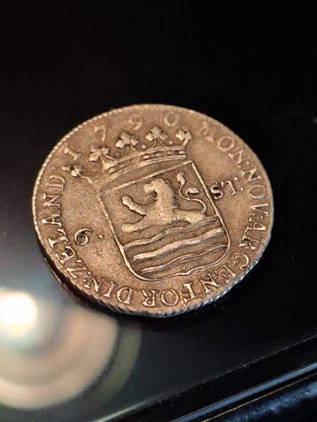 Nederland, Zeeland Scheepjesschelling 1790 (Zonder