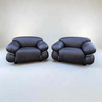 Cassina - Gianfranco Frattini - Fauteuil (2) - Sesann -