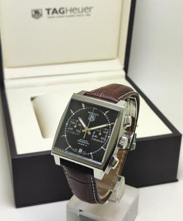 TAG Heuer - Monaco Calibre 12 Chronograph - CAW2110 - Homme, Handtassen en Accessoires
