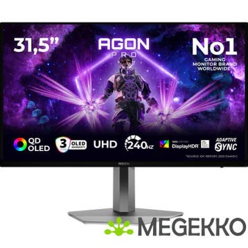 AOC AGON PRO AG326UZD2 31.5  4K Ultra HD OLED Monitor, Verzenden, Nieuw