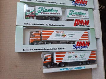 Rietze, AMW 1:87 - Model vrachtwagen (6) - Koel trucks, Nieuw