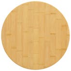 vidaXL Tafelblad Ø 40x2,5 cm bamboe, Verzenden, Nieuw