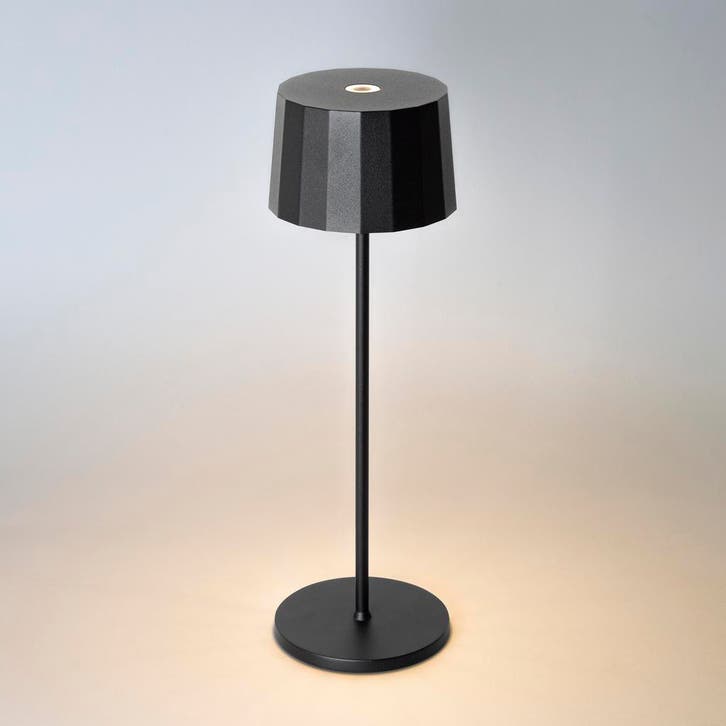Tafel en bureaulampen Lido Oplaadbare LED Tafellamp Zwart, Huis en Inrichting, Lampen | Tafellampen, Verzenden