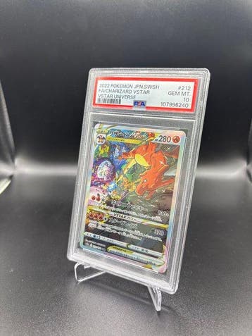 Pokémon - 1 Graded card - Dracaufeu 212 Vstar Universe