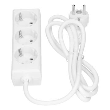 Bachmann Selly 3-Weg Wit Stopcontact 1,5m Kabel (Europese, Verzenden, Nieuw