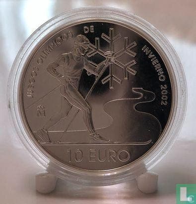 Spanje 10 euro 2002 (PROOF) Winter Olympics in Salt Lake..., Postzegels en Munten, Munten | Europa | Euromunten, Losse munt, 10 euro